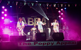 Bootleg ABBA Tribute at Melksham and Swindon with DMX Effects lighting by Lightprovider